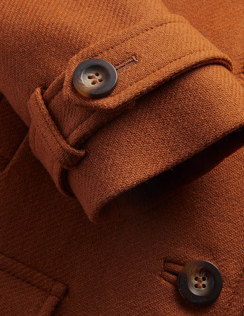 Durham Wool Blend Coat - Ochre Durham Wool Blend Coat - Ochre
