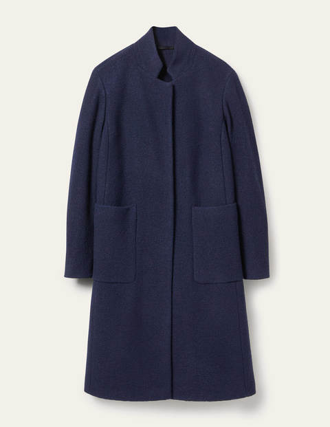 Chiltern Wool Blend Coat - Navy Chiltern Wool Blend Coat - Navy