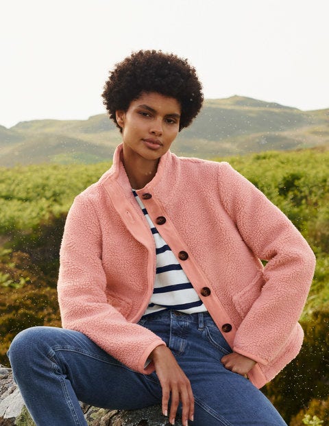 Marcia Sherpa Jacket - Milkshake Marcia Sherpa Jacket - Milkshake