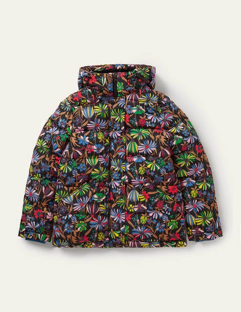 Brecon Puffer Coat - Black, Wild Dandelion Brecon Puffer Coat - Black, Wild Dandelion