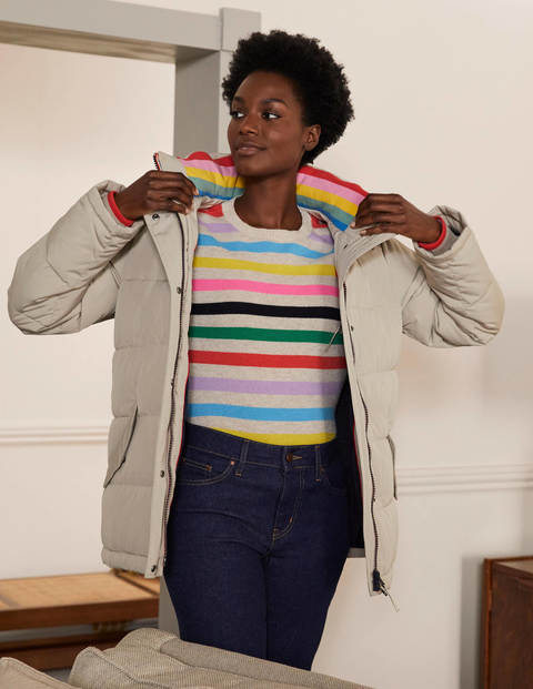 Brecon Puffer Coat - Linen Brecon Puffer Coat - Linen