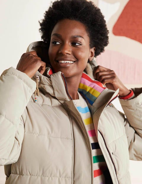Brecon Puffer Coat - Linen Brecon Puffer Coat - Linen