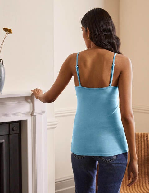 Plain Cami Top - Frosted Blue Plain Cami Top - Frosted Blue