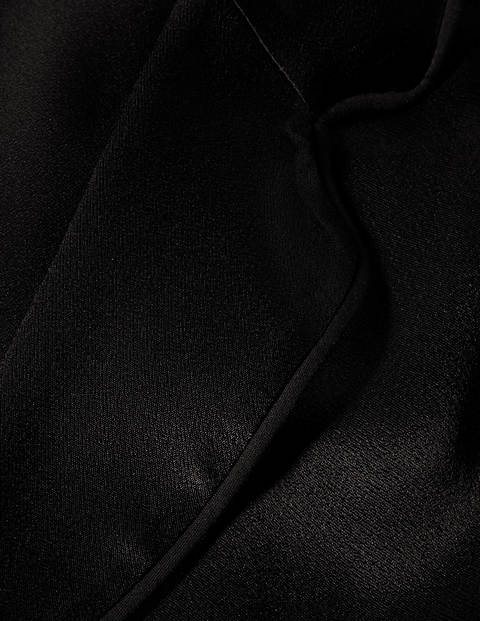 7/8-Jumpsuit mit Kragendetail - Schwarz 7/8-Jumpsuit mit Kragendetail - Schwarz