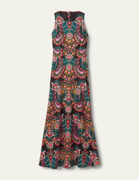Back Detail Maxi Dress - Black, Daisy Paisley Back Detail Maxi Dress - Black, Daisy Paisley