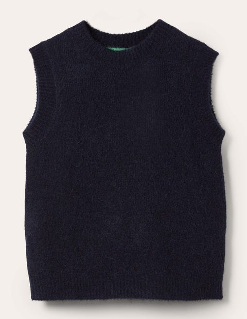 Flauschiges Tanktop - Navy Flauschiges Tanktop - Navy