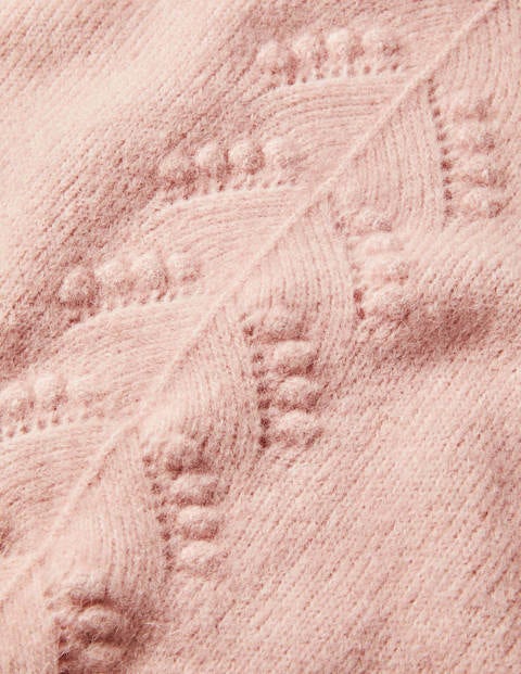 Fluffy Knitted T-Shirt - Milkshake Fluffy Knitted T-Shirt - Milkshake