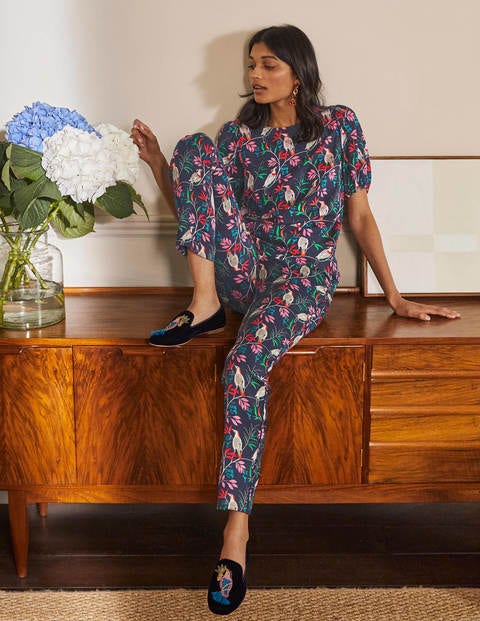 Ludlow Pants - French Navy, Berry Bird Ludlow Pants - French Navy, Berry Bird