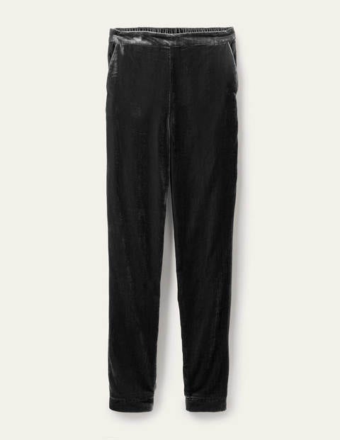 Velvet Trousers - Black Velvet Trousers - Black