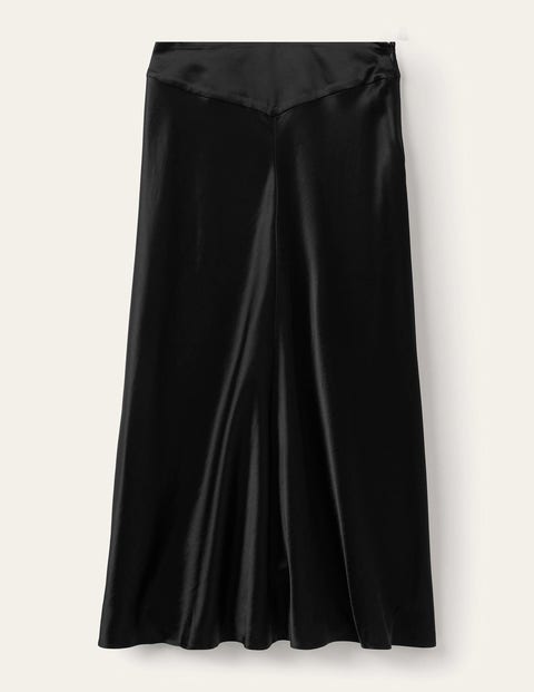 Seam Detail Midi Skirt - Black Seam Detail Midi Skirt - Black