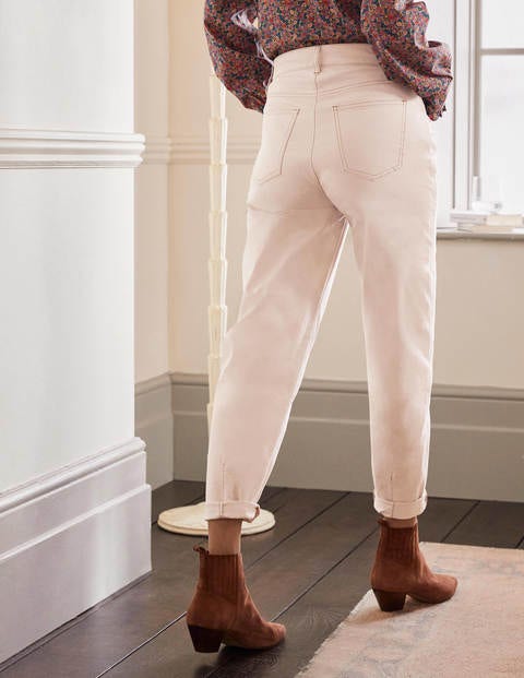 Tapered Chino Trousers - Oat Milk Tapered Chino Trousers - Oat Milk