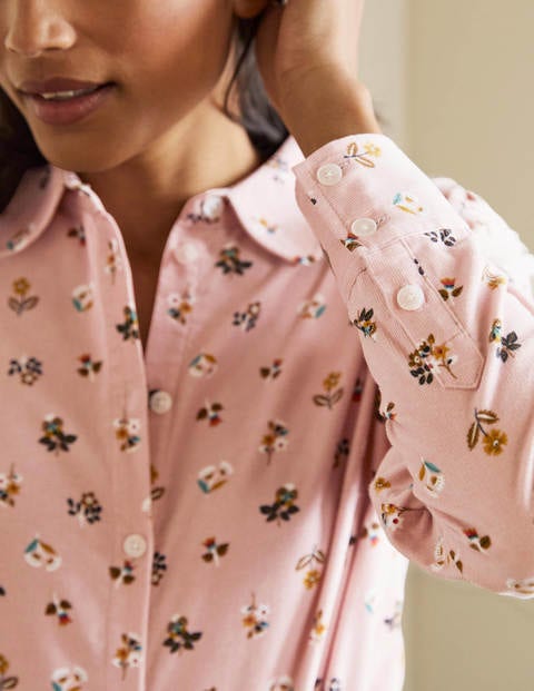 Henrietta Shirt - Milkshake, Dainty Floral Henrietta Shirt - Milkshake, Dainty Floral