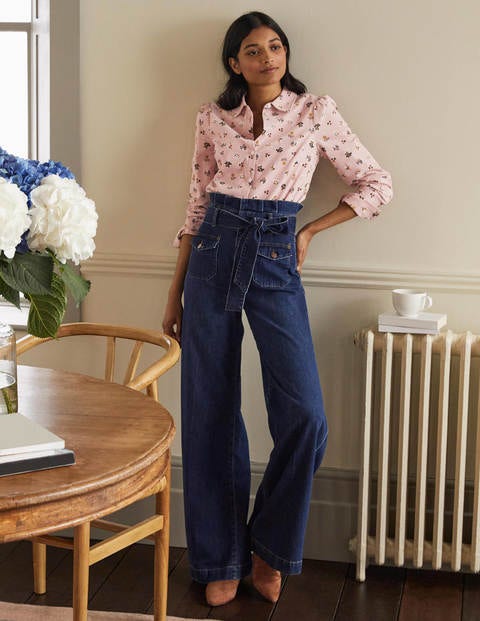 Henrietta Shirt - Milkshake, Dainty Floral Henrietta Shirt - Milkshake, Dainty Floral