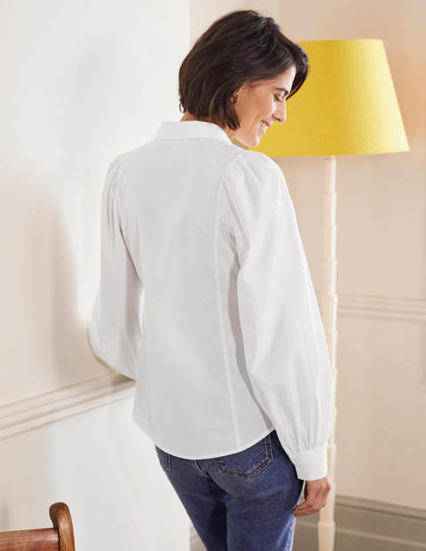 Full Sleeve Fitted Shirt - White Full Sleeve Fitted Shirt - White