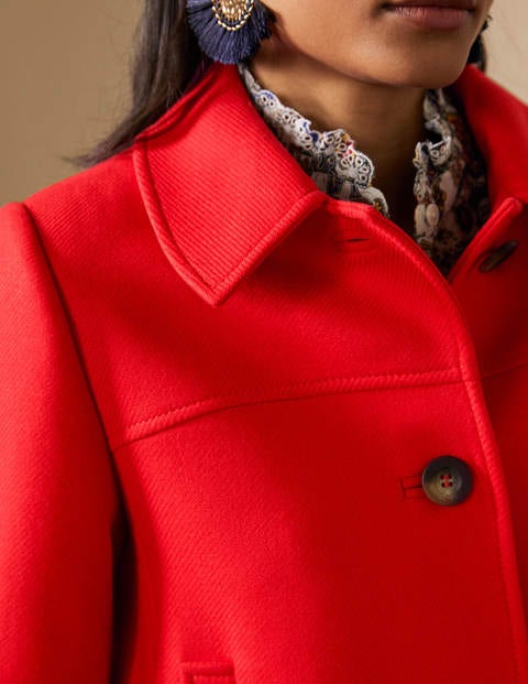 Durham Wool Blend Coat - Poppadew Durham Wool Blend Coat - Poppadew