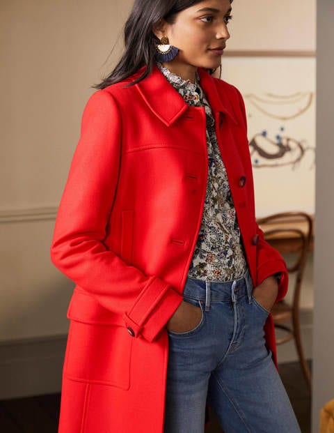 Durham Wool Blend Coat - Poppadew Durham Wool Blend Coat - Poppadew