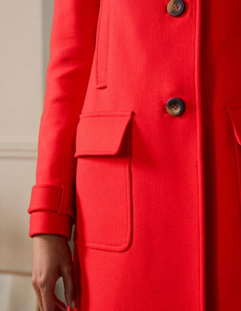 Durham Wool Blend Coat - Poppadew Durham Wool Blend Coat - Poppadew