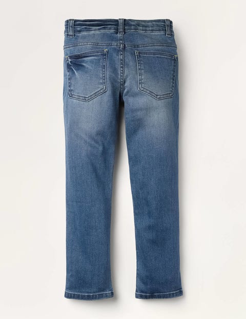 Schmale Jeans mit Adventure-Flex - Mittleres Vintageblau