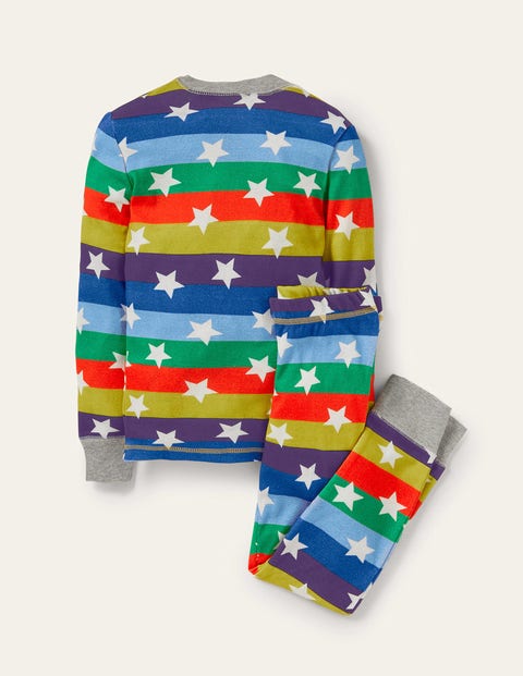Snug Glow-in-the-dark Pajamas - Rainbow Stars