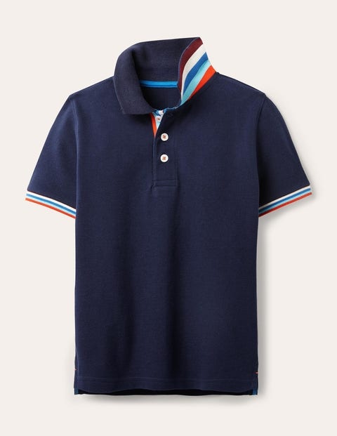 Piqué Polo Shirt - College Navy