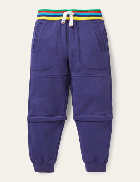Zip-off Jersey Sweatpants - Starboard Blue