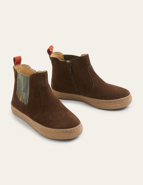 Suede Boots - Brown