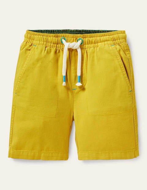 Pull-on Drawstring Shorts - Daffodil Yellow