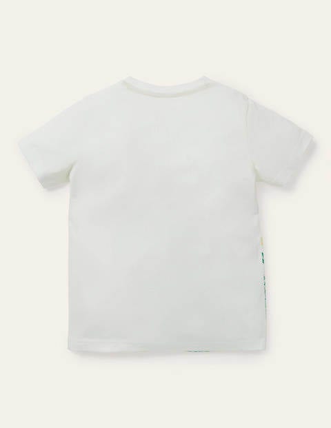 Superstitch T-shirt - Ivory Iguana
