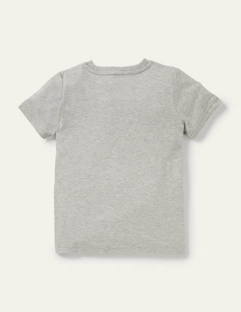 Glow-in-the-dark T-shirt - Grey Marl Sea Animals