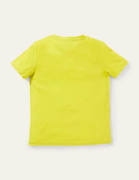 T-Shirt mit Unterwasserapplikation - Sonnenblumengelb, U-Boot