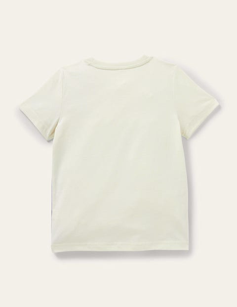 Graphic Layers T-shirt - Ivory Dinosaur