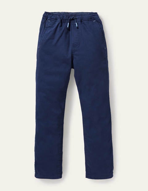 Lässige schmale Hose zum Hineinschlüpfen - Schuluniform-Navy Lässige schmale Hose zum Hineinschlüpfen - Schuluniform-Navy
