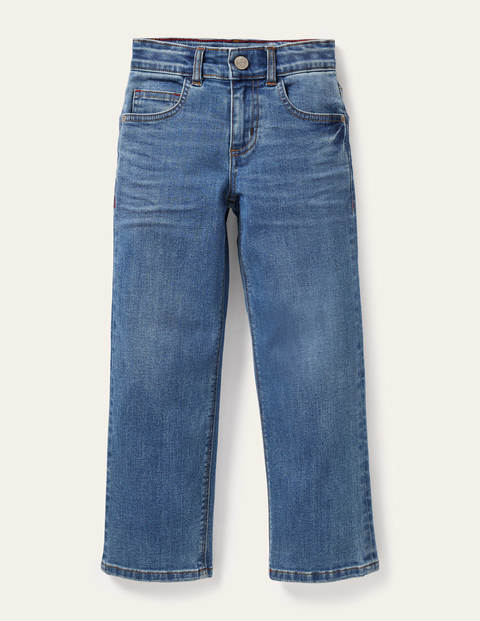 Jeans mit geradem Bein und Adventure-Flex - Mittleres Vintageblau