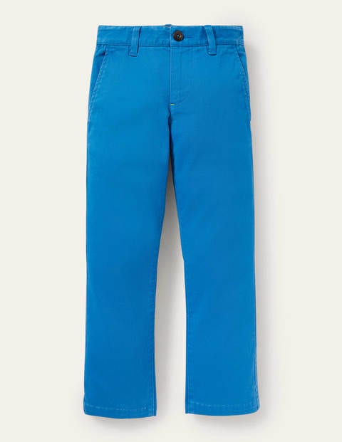 Pantalon chino stretch - Bleu marina vif