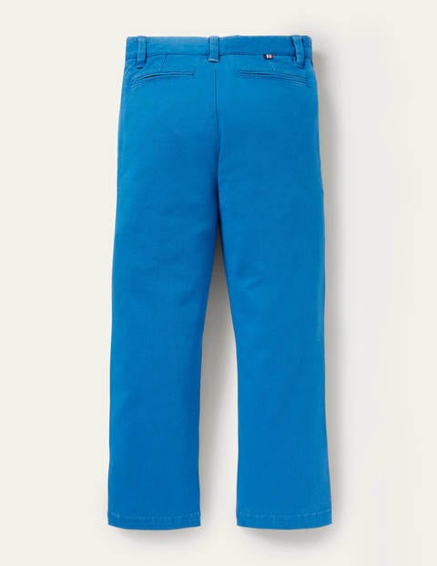 Pantalon chino stretch - Bleu marina vif