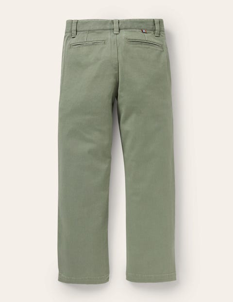 Pantalon chino stretch - Vert céramique