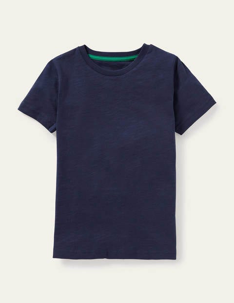 Slub Washed T-shirt - Navy Blue Slub Washed T-shirt - Navy Blue