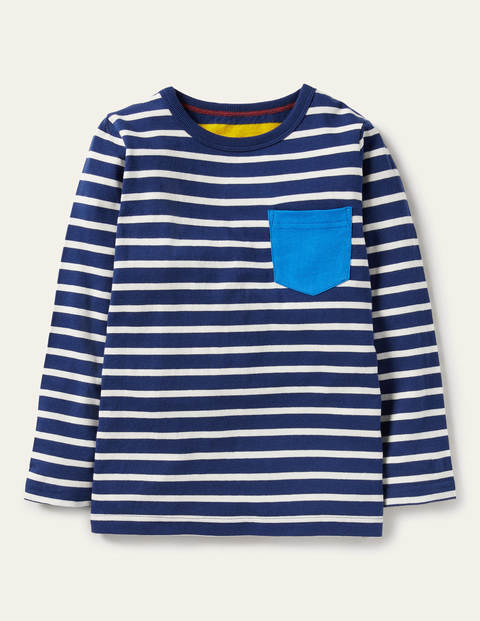 Long Sleeve Breton T-shirt - Starboard Blue/Ivory Long Sleeve Breton T-shirt - Starboard Blue/Ivory