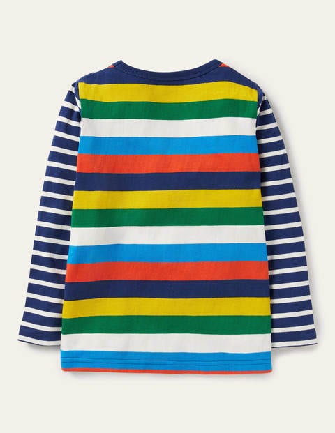 Long Sleeve Breton T-shirt - Starboard Blue/Ivory Long Sleeve Breton T-shirt - Starboard Blue/Ivory
