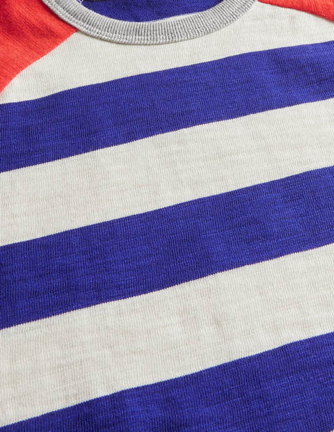 Long Sleeve Raglan T-shirt - Starboard Blue/Strawberry Red Long Sleeve Raglan T-shirt - Starboard Blue/Strawberry Red