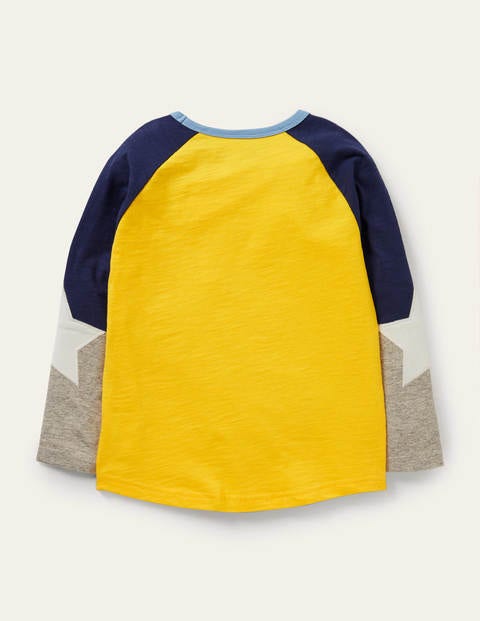 Long Sleeve Raglan T-shirt - Daffodil Yellow