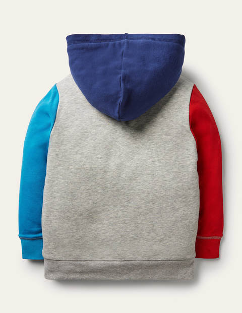 Shaggy-lined Interest Hoodie - Grey Marl Tractors