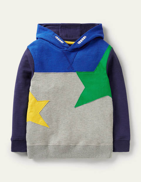 Sweat à capuche colourblock - Étoile gris chiné Sweat à capuche colourblock - Étoile gris chiné