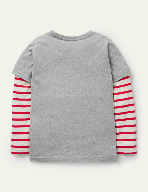 Lift-the-flap Fishing T-shirt - Grey Marl Fishing Boat Lift-the-flap Fishing T-shirt - Grey Marl Fishing Boat