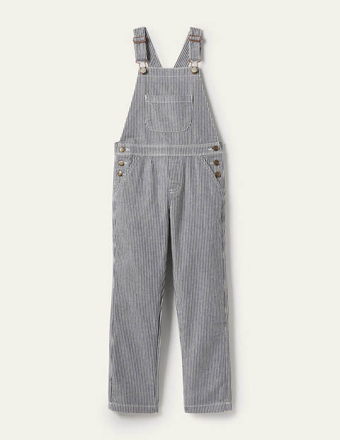Ticking Stripe Dungarees - Indigo Ticking Ticking Stripe Dungarees - Indigo Ticking