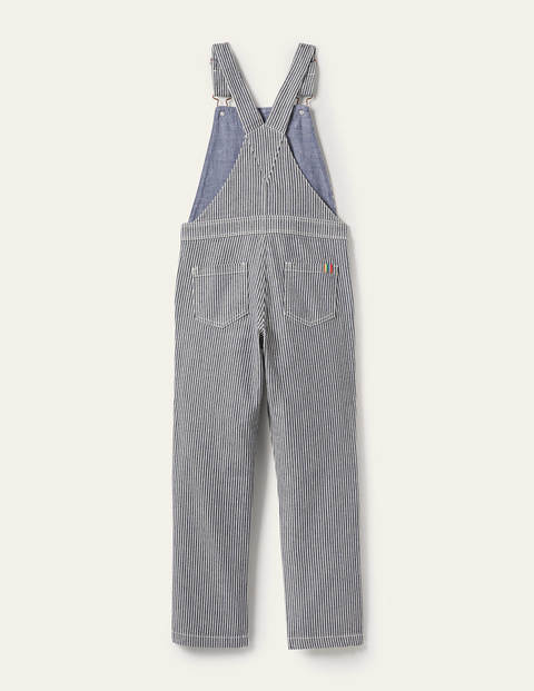 Ticking Stripe Dungarees - Indigo Ticking Ticking Stripe Dungarees - Indigo Ticking