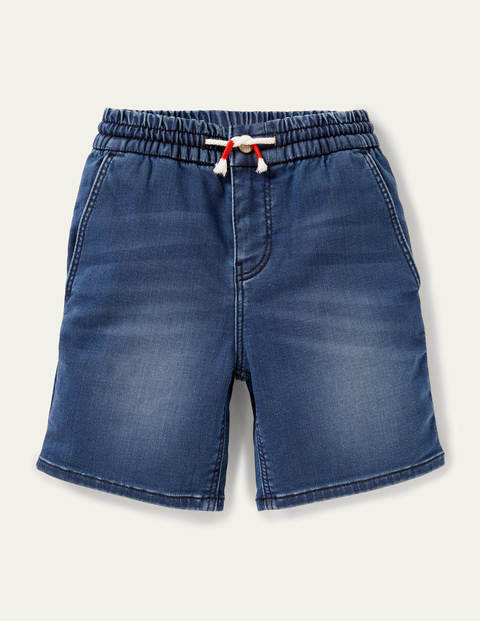 Jersey Denim Shorts - Mid Vintage
