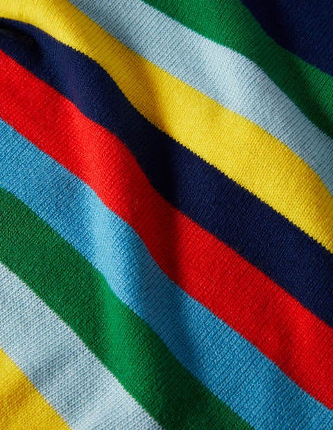 Colourblock Crew Jumper - College Navy/Rainbow Colourblock Crew Jumper - College Navy/Rainbow