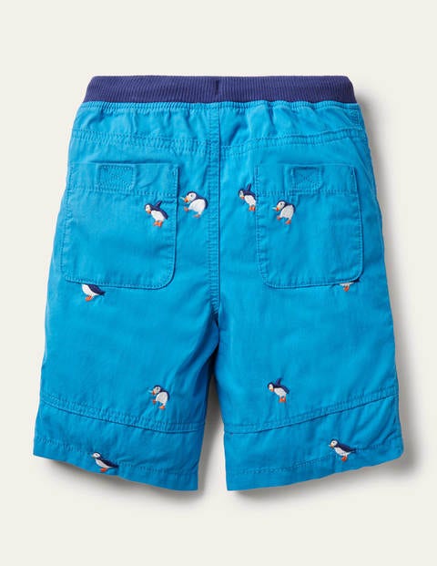 Adventure Shorts - Moroccan Blue Puffins