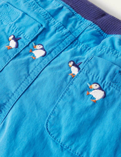 Adventure Shorts - Moroccan Blue Puffins Adventure Shorts - Moroccan Blue Puffins